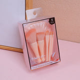 Set di pennelli per il trucco da 5 pezzi + set di specchi a conchiglia