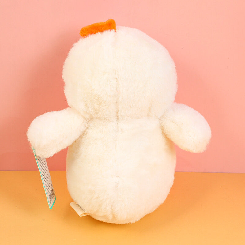 Bambola di peluche beige a forma di gallina 20 cm