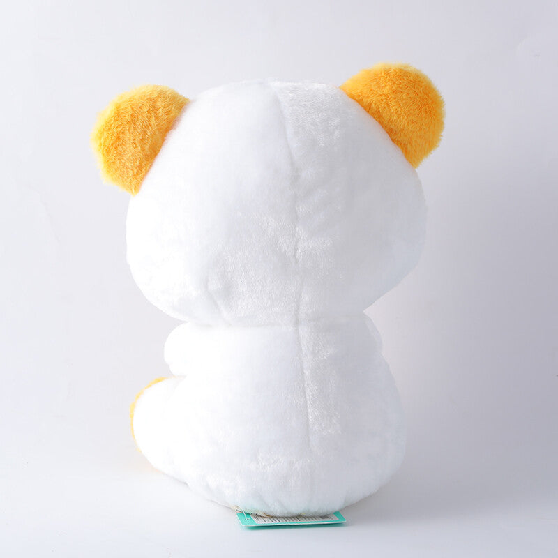 Peluche orso di frutta seduto con bambola arancione-30 cm