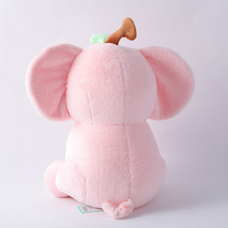 Elefante della frutta rosa, bambola di peluche 20 cm