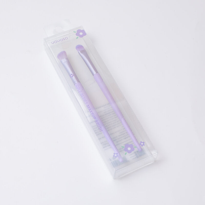Pennello da ombretto+pennello da correttore della serie Purple
