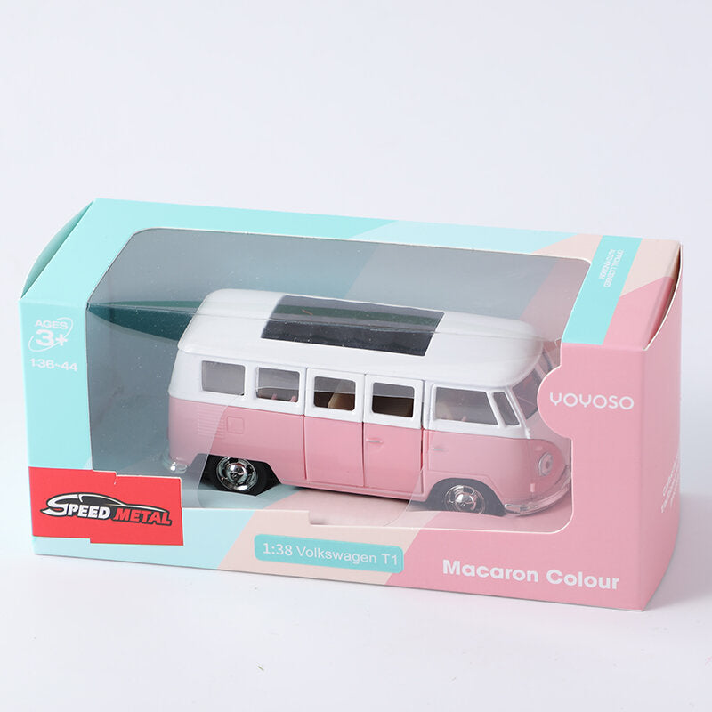 Modello di auto in lega VW T1 in scala 1:38