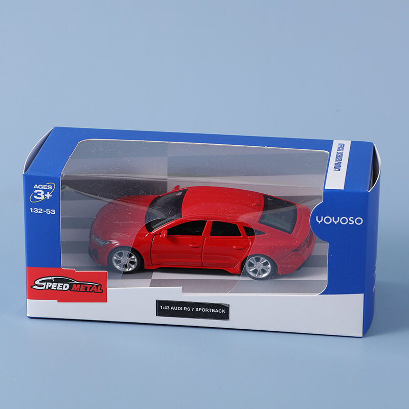 Modello di auto in lega Audi RS7 in scala 1:43