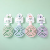 Pettine lisciante per capelli con incavo a lecca-lecca