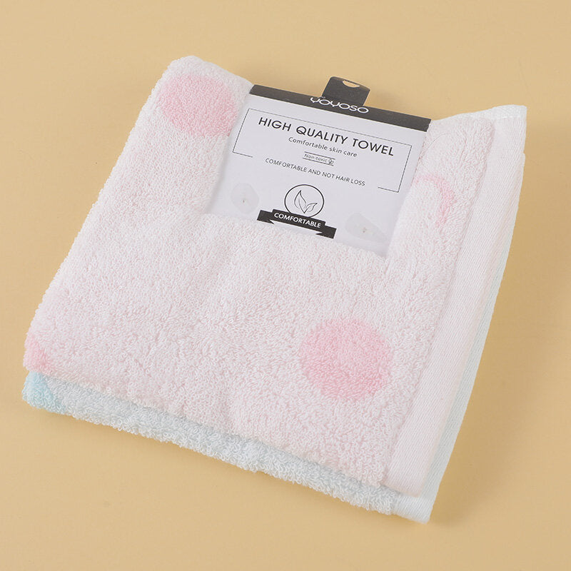 Asciugamano quadrato Jacquard coniglio 2 pezzi