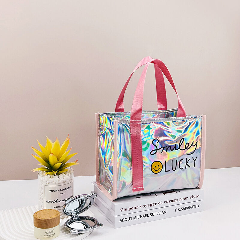 Piccola tote bag laser - serie smiley fortunato