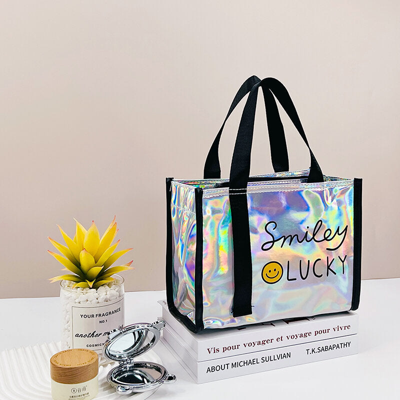 Piccola tote bag laser - serie smiley fortunato