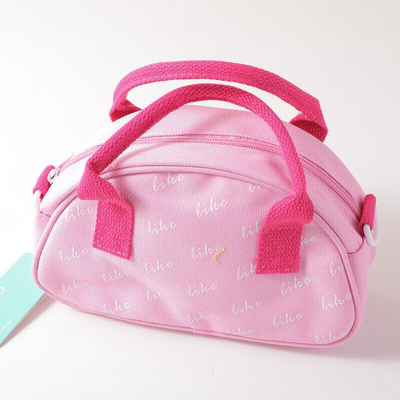 Come la borsa a tracolla portatile rosa