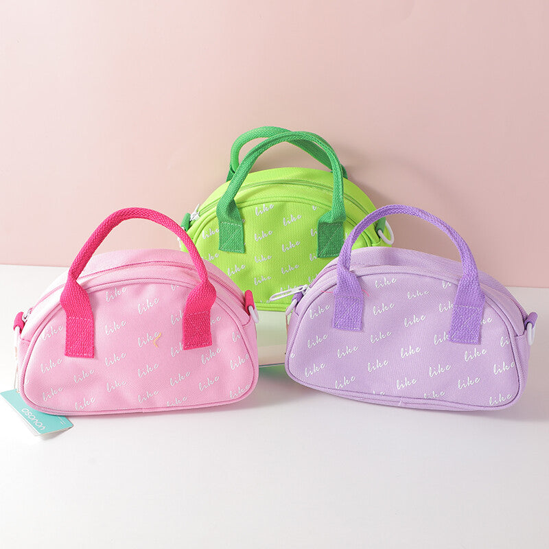 Come la borsa a tracolla portatile rosa