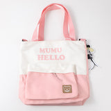 Lettera inglese semplice - shopping bag rosa
