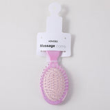 Pettine rotondo piccolo galvanico colorato-viola