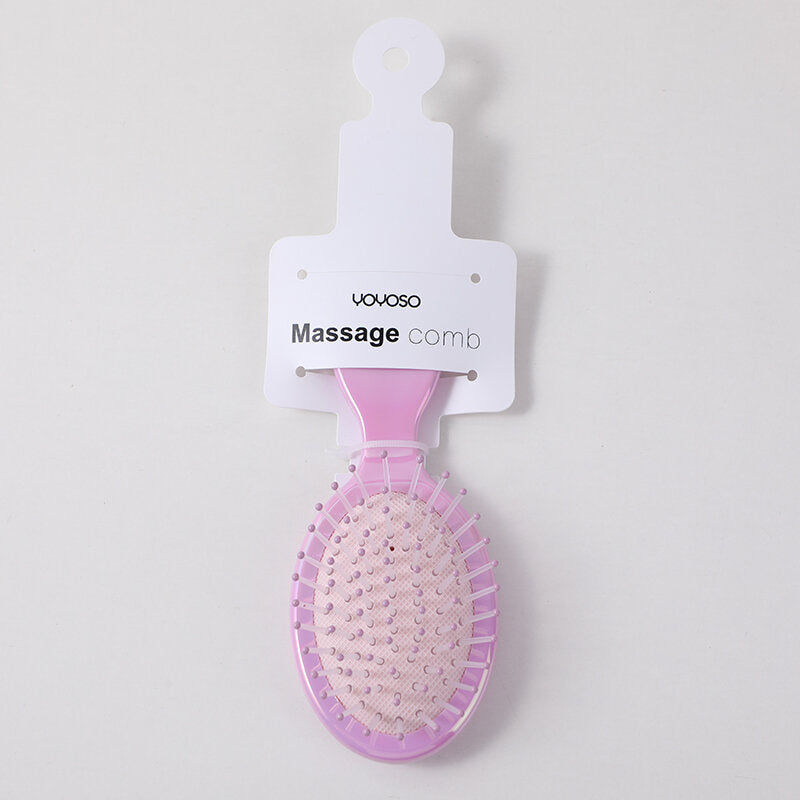 Pettine rotondo piccolo galvanico colorato-viola