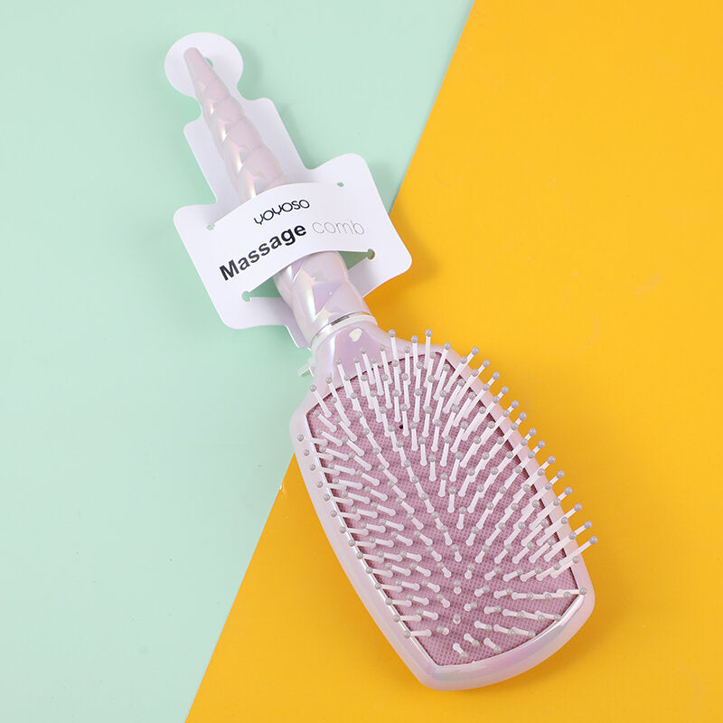 Serie a un corno, pettine quadrato colorato - viola