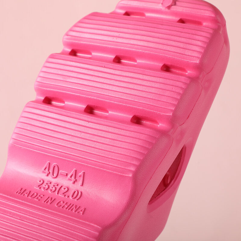 Sandali semplici con buco da giardino rosa pesca taglia 40-41