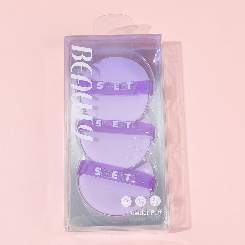 PIUMINO di POLVERE Stella in movimento cuscino d'aria polvere puff 3pcs