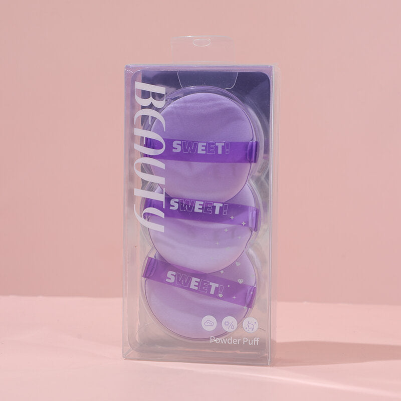 PIUMINO di POLVERE Stella in movimento cuscino d'aria polvere puff 3pcs