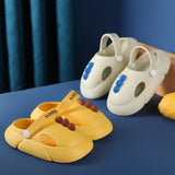 Sandali da giardino per bambini dinosauro carino beige misura 30-31