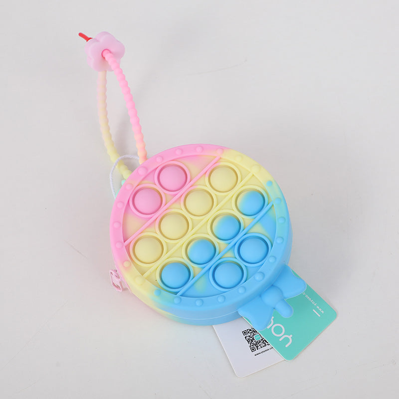 Portamonete in silicone di piccoli animali Lollipop