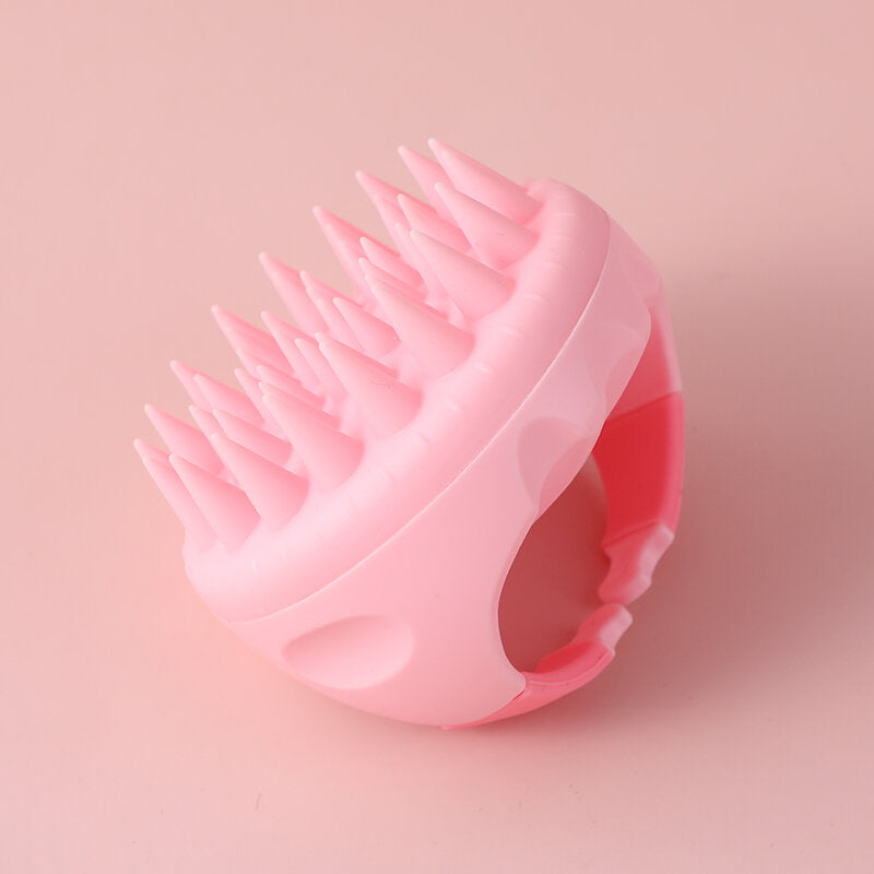 Spazzola per il cuoio capelluto versione aggiornata - rosa