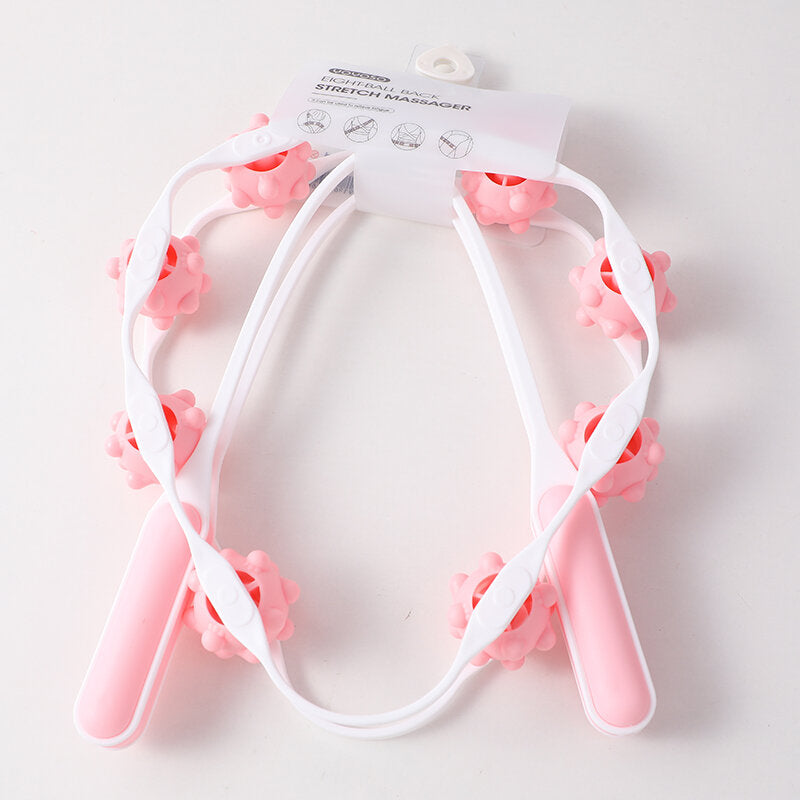 Massaggiatore a otto sfere di l'allungamento della schiena