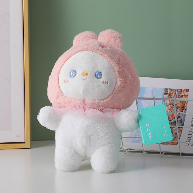 Bambola di peluche rosa cocco gusto latte-21cm