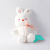 Coniglio arcobaleno, bambola di peluche bianca 21 cm