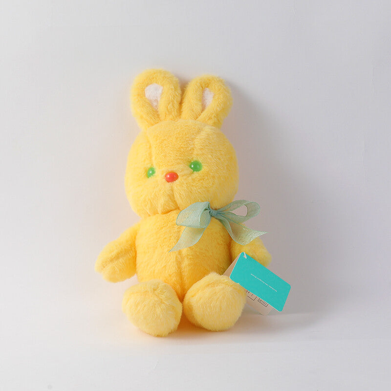 Bambola di peluche giallo coniglio arcobaleno-21 cm