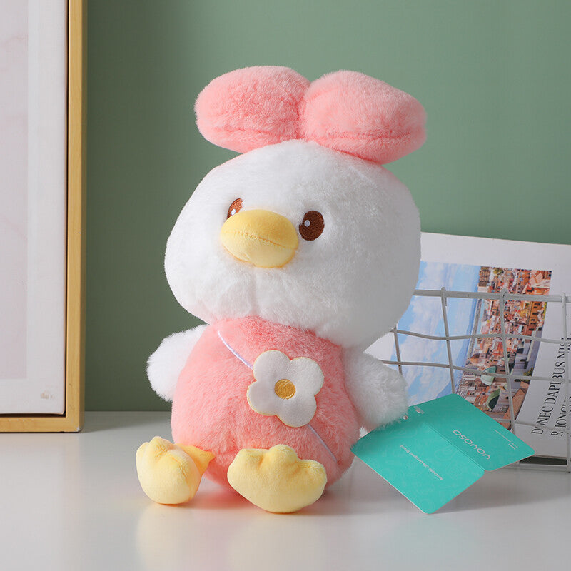 Bambola di peluche rosa a forma di tuorlo d'uovo-21 cm