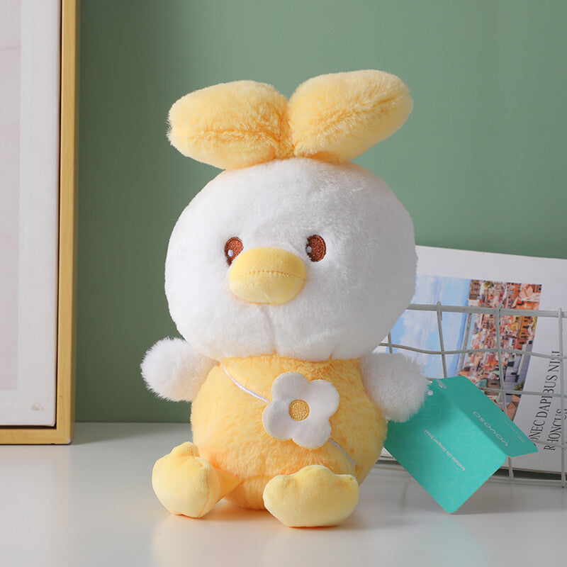 Bambola di peluche giallo tuorlo d'uovo-21cm