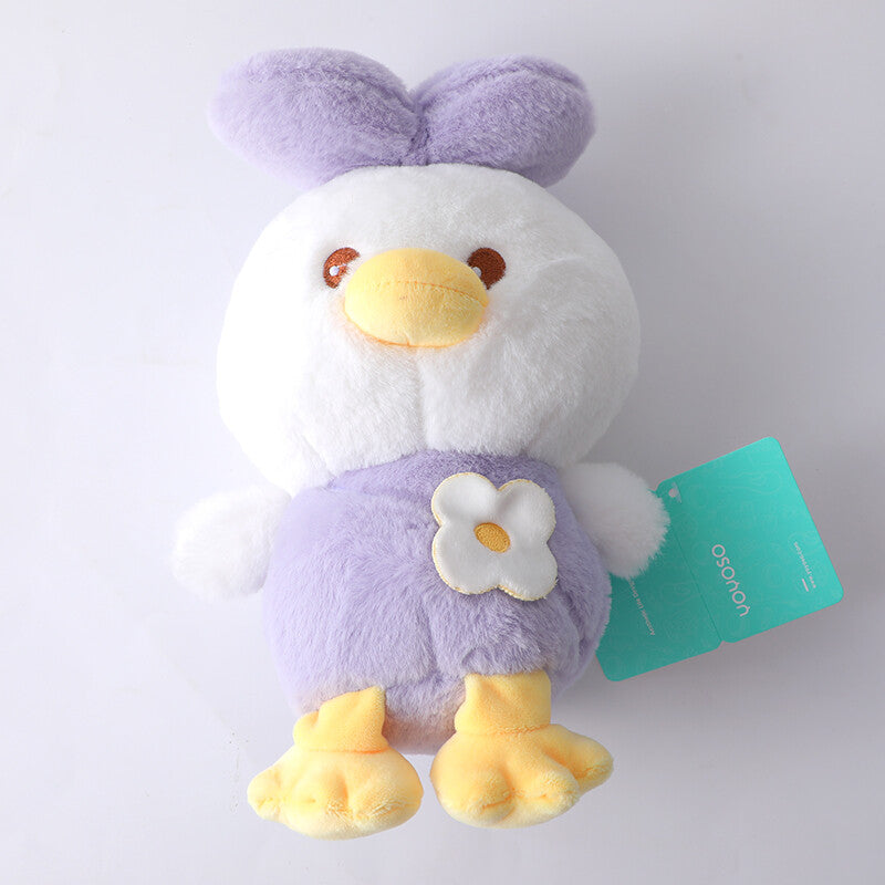 Peluche egg yolk duck purple plush doll-21cm