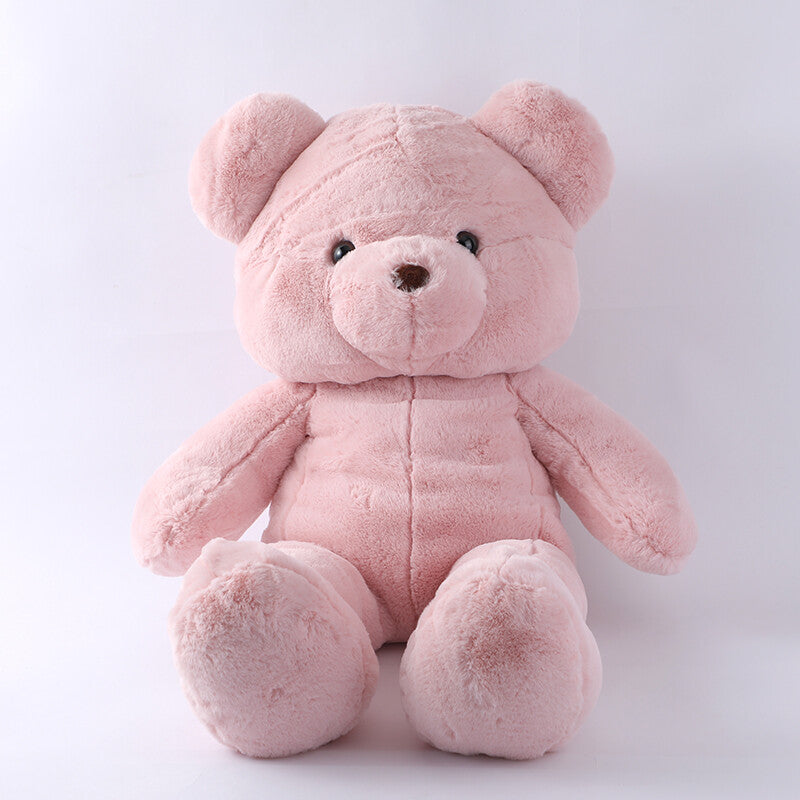 Semplice orso rosa, cuscino di peluche 65 cm