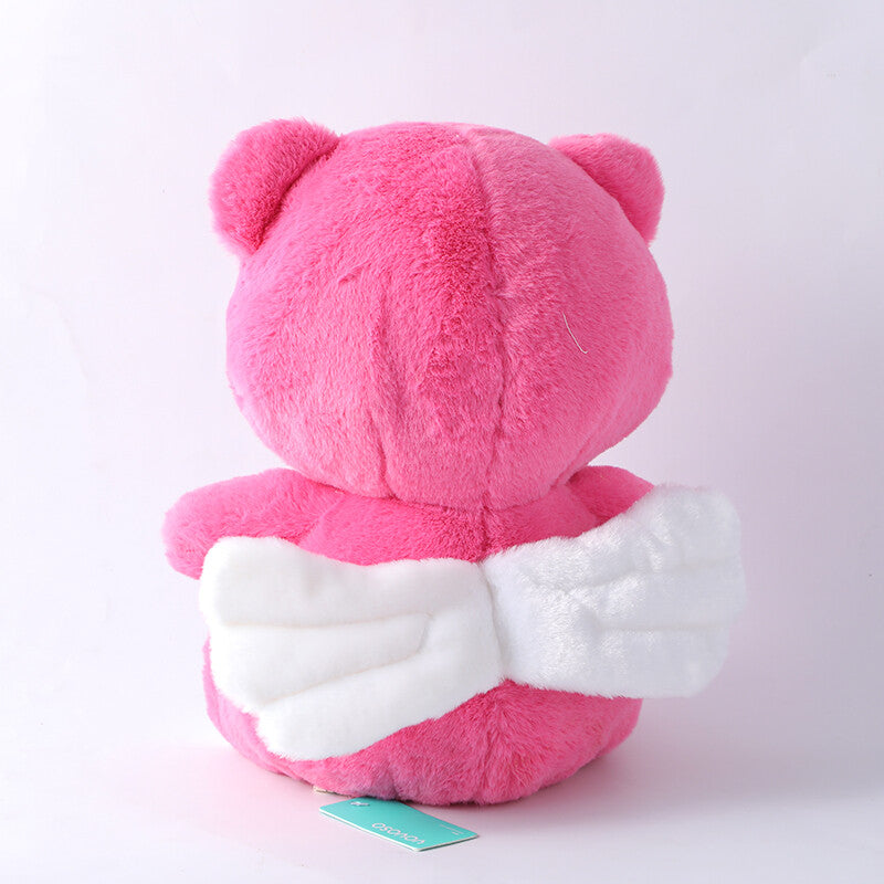 Bambola peluche Angel bear rose red 30 cm