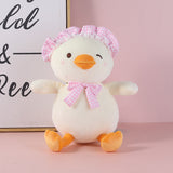 Bavaglino rosa xixi anatroccolo peluche 30 cm