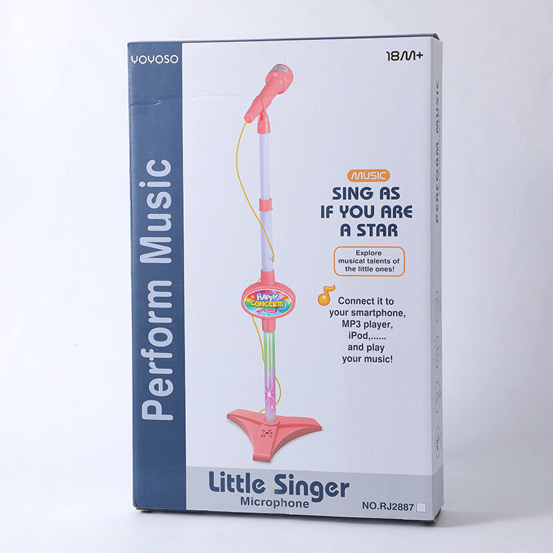 Microfono flash giocattolo con microfono singolo (cavo dati incluso)