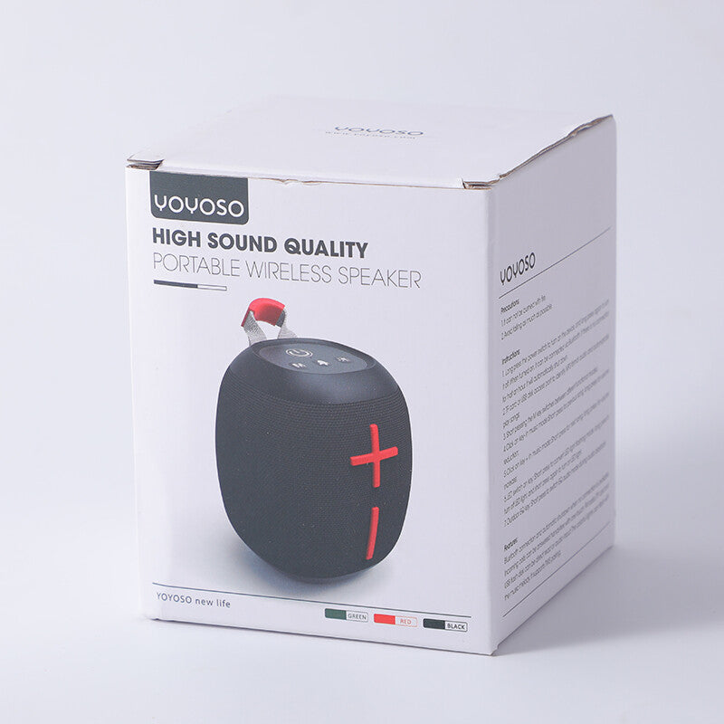 High sound quality portable wireless speaker-black