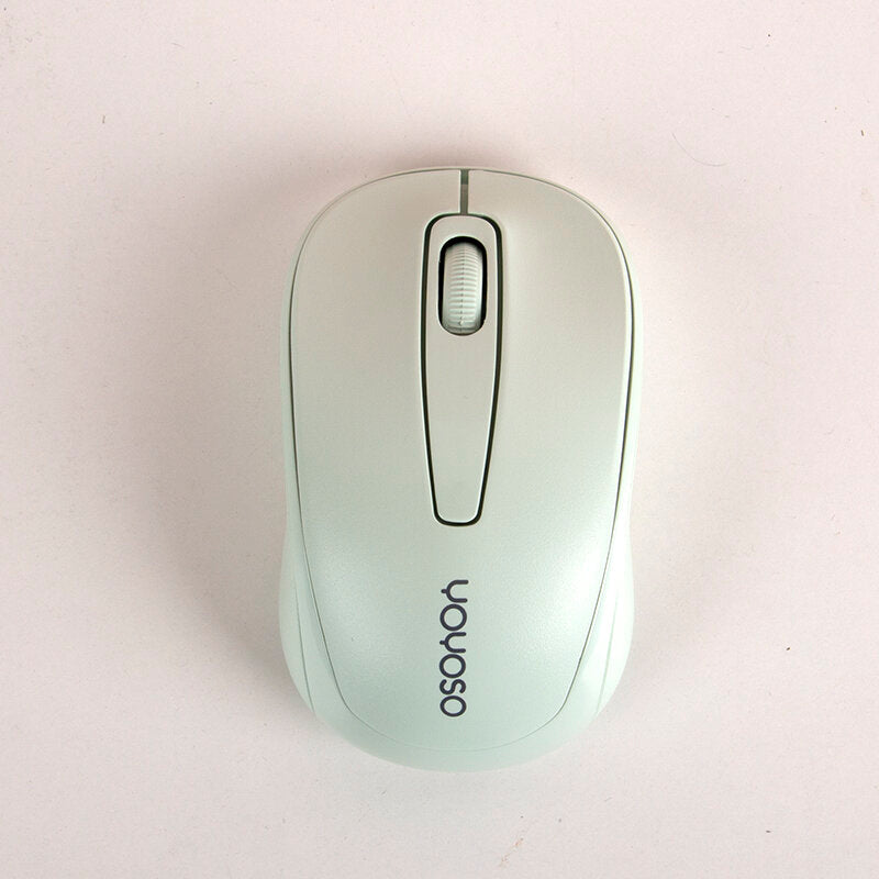 Semplice mouse da ufficio senza fili - verde