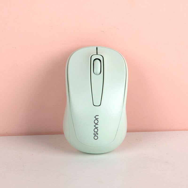 Semplice mouse da ufficio senza fili - verde