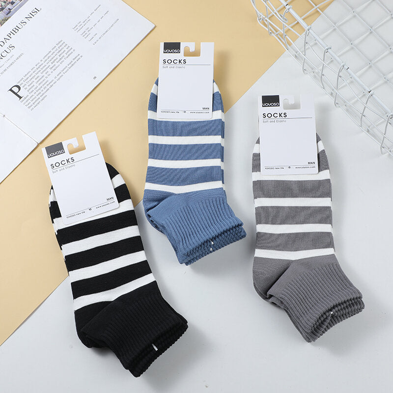 Calzini da uomo a righe delicate 2 paia -MK001149