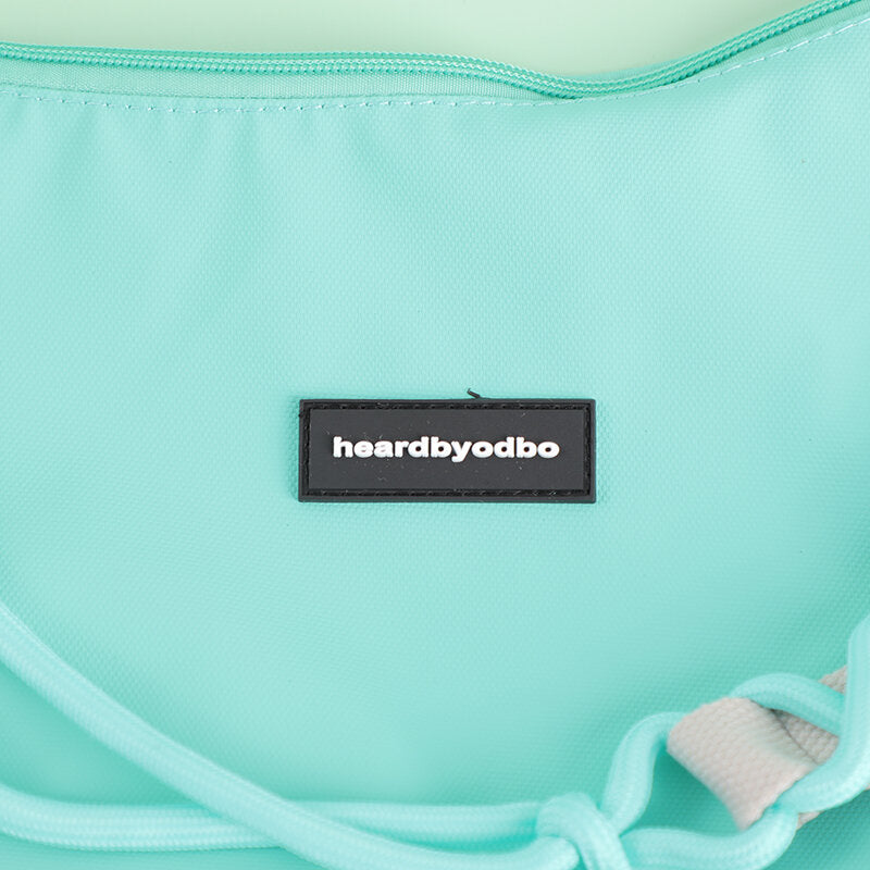 Lanyard semplice borsa crossbody con cerniera blu