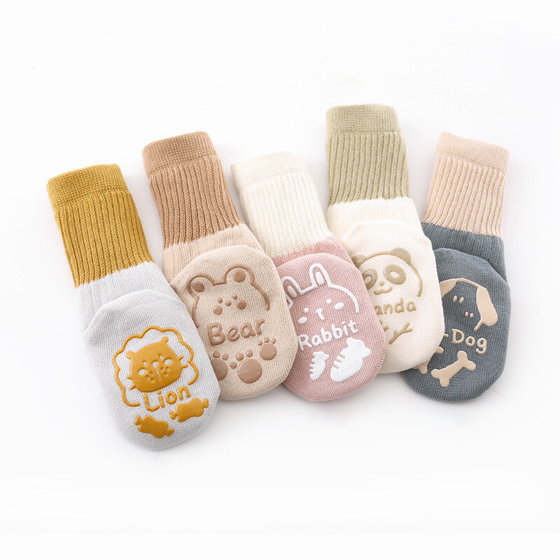 Calzini da pavimento per bambini con cartoni animati - XL 2 paia