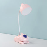 Lampada astronauta con clip - rosa