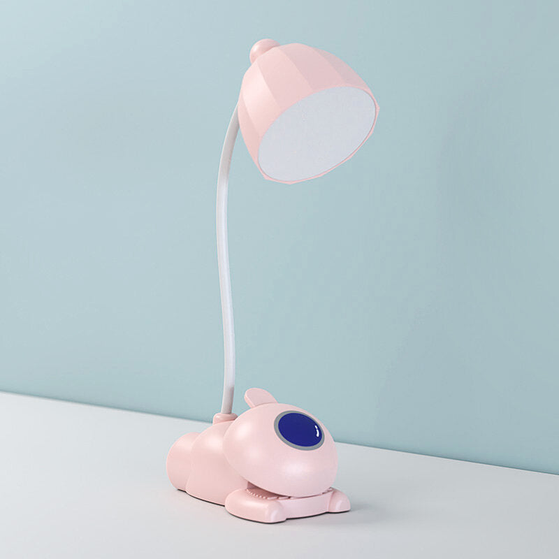 Lampada astronauta con clip - rosa