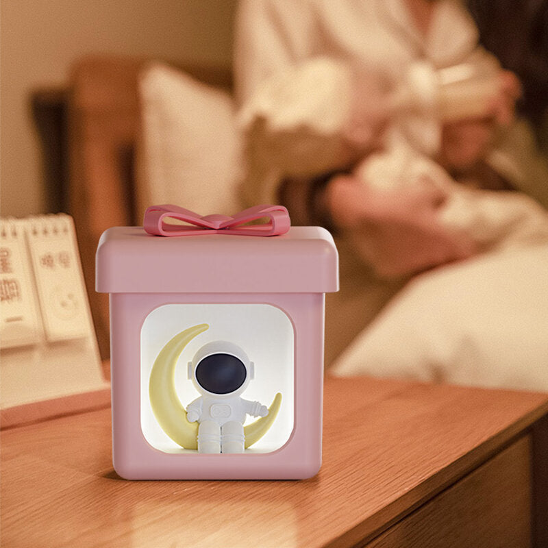 Luce notturna piccola da astronauta - rosa