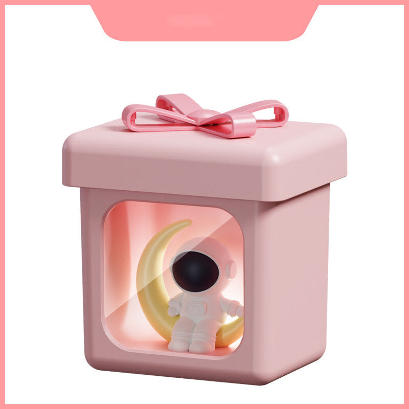 Luce notturna piccola da astronauta - rosa