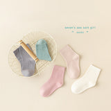 ZZZ005 Calzini a metà polpaccio per bambine e ragazze Sea Salt-XL, set da 2 paia