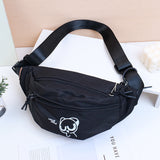 Marsupio sportivo con graziosi occhi grandi