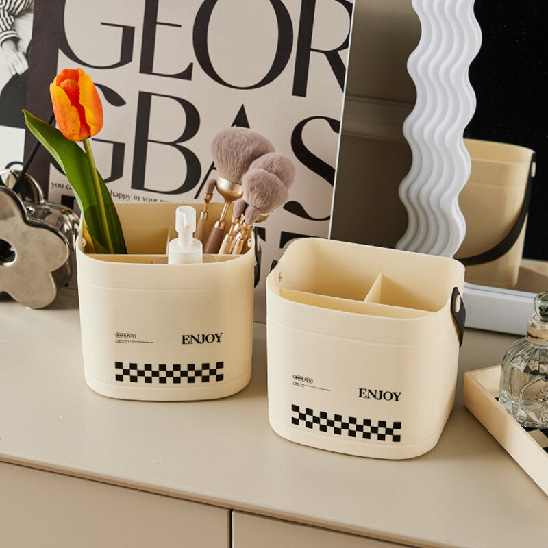 Secchio da tavolo in stile INS color crema