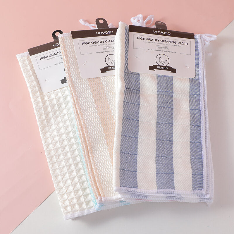 Asciugamano per la pulizia a scacchi colorati 6 pezzi