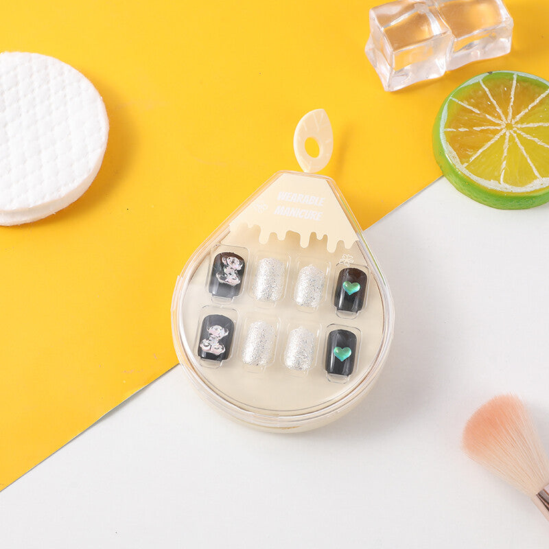 Manicure indossabile, cristallina e vivace - 30# Orso polare latinoamericano