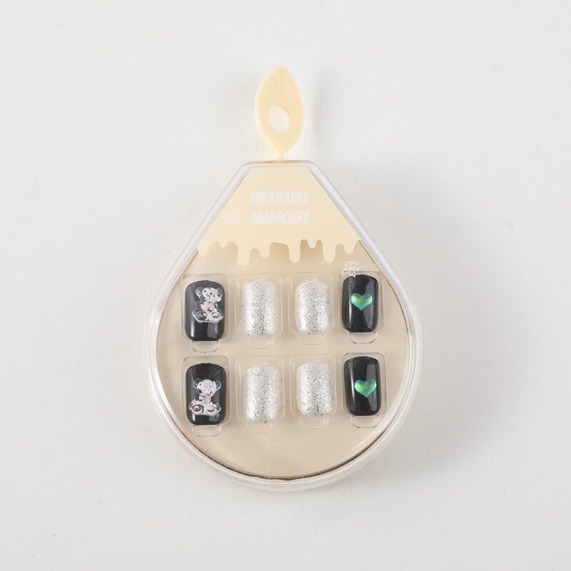 Manicure indossabile, cristallina e vivace - 30# Orso polare latinoamericano